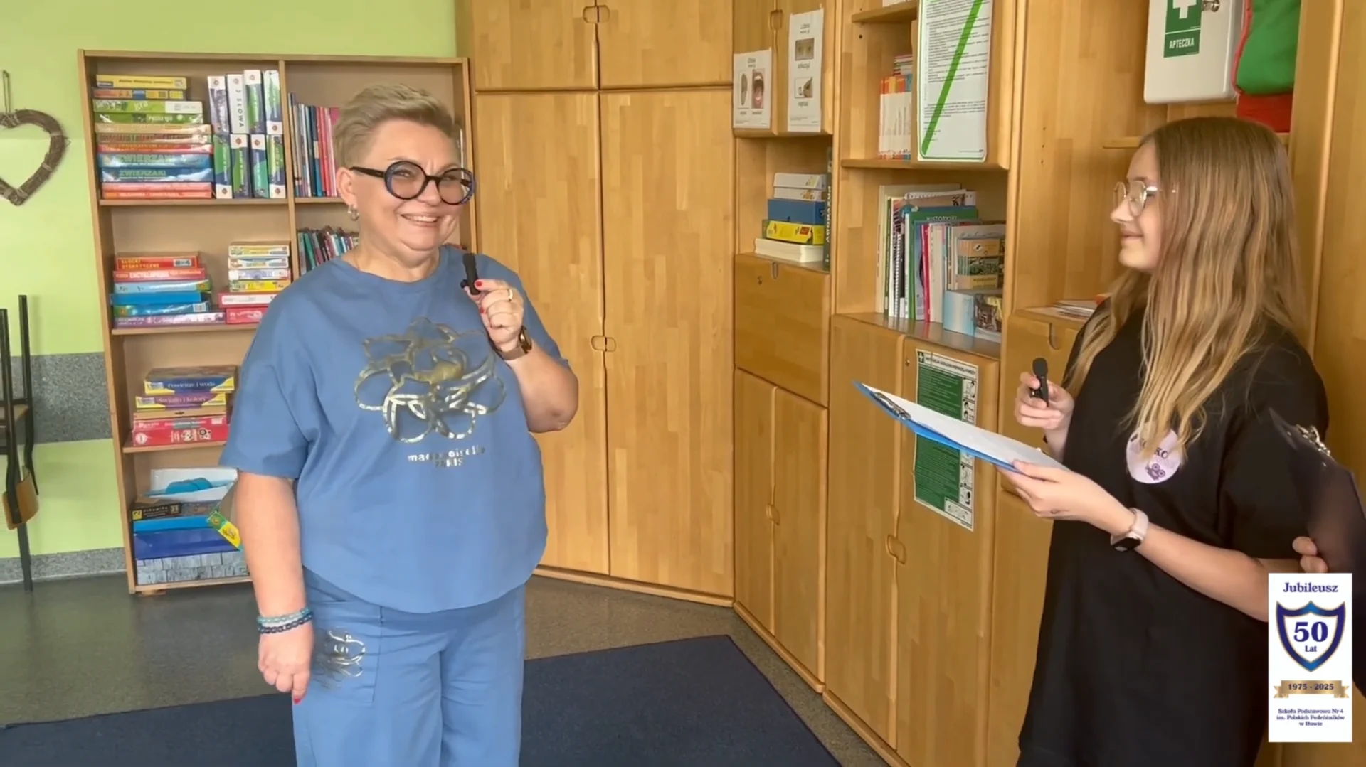 Obchody 50-lecia istnienia szkoły - wywiad z p. dyr. Edytą Witkowską