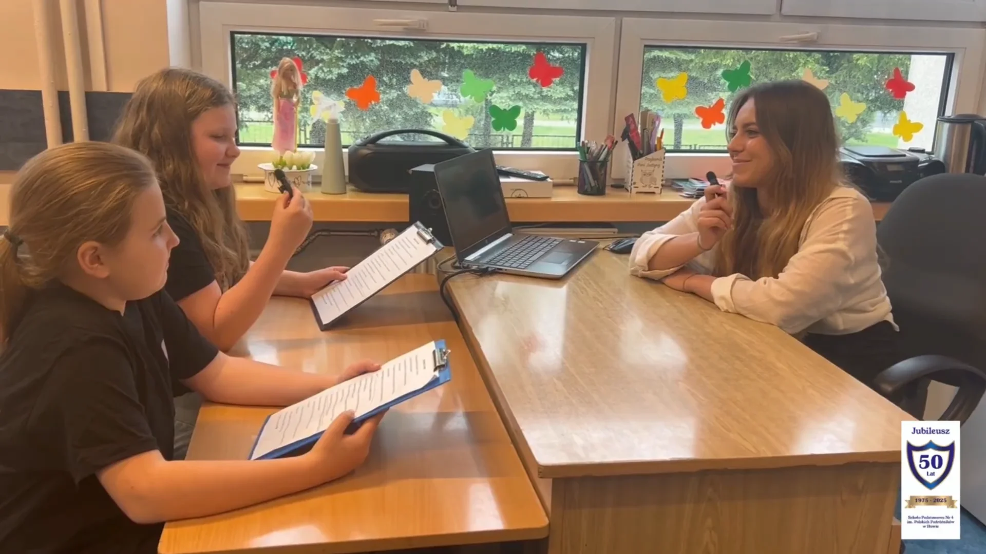 Obchody 50-lecia istnienia szkoły - wywiad z p. Natalią Smulską