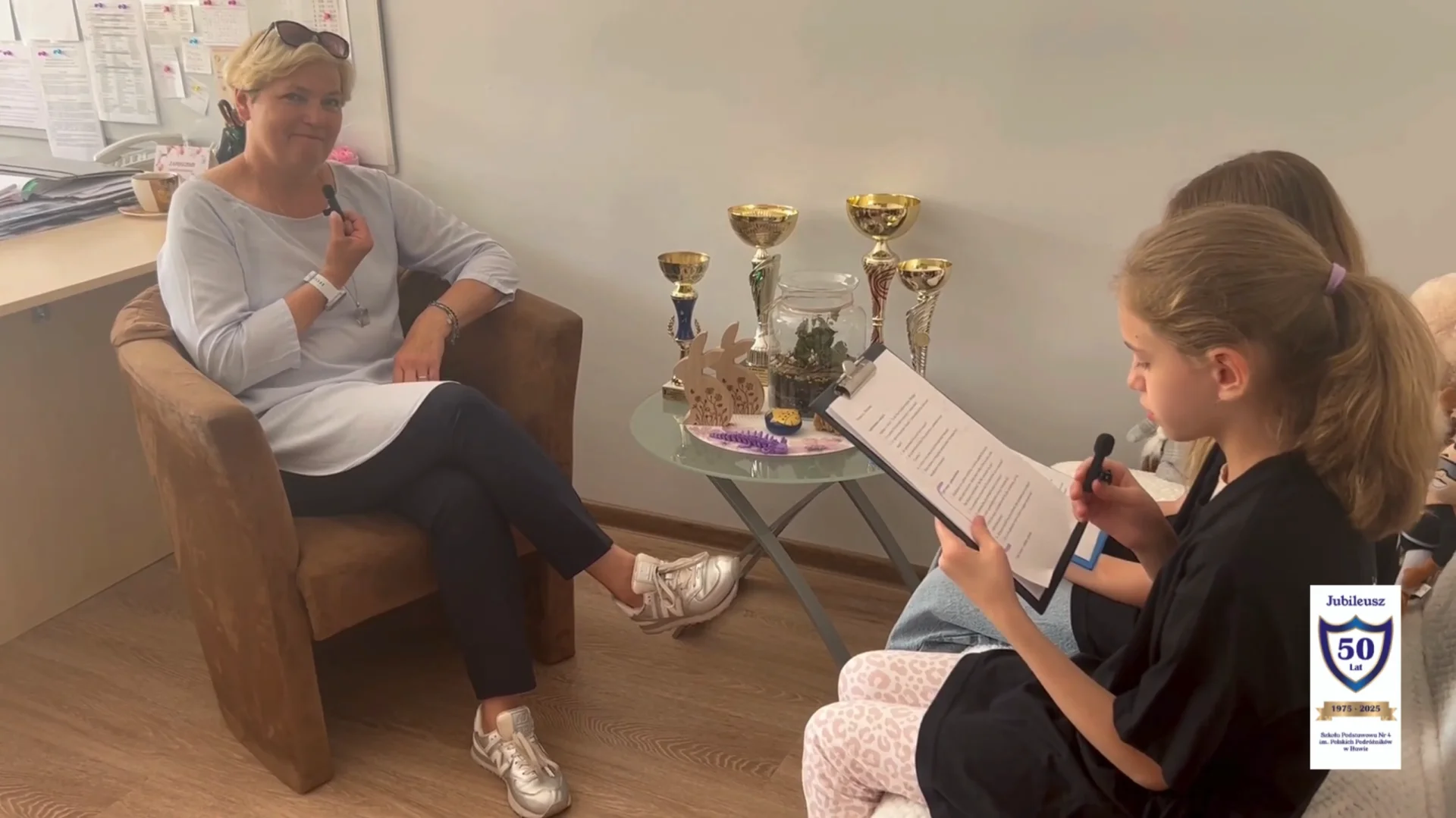 Obchody 50-lecia istnienia szkoły - wywiad z p. Danutą Wacławską