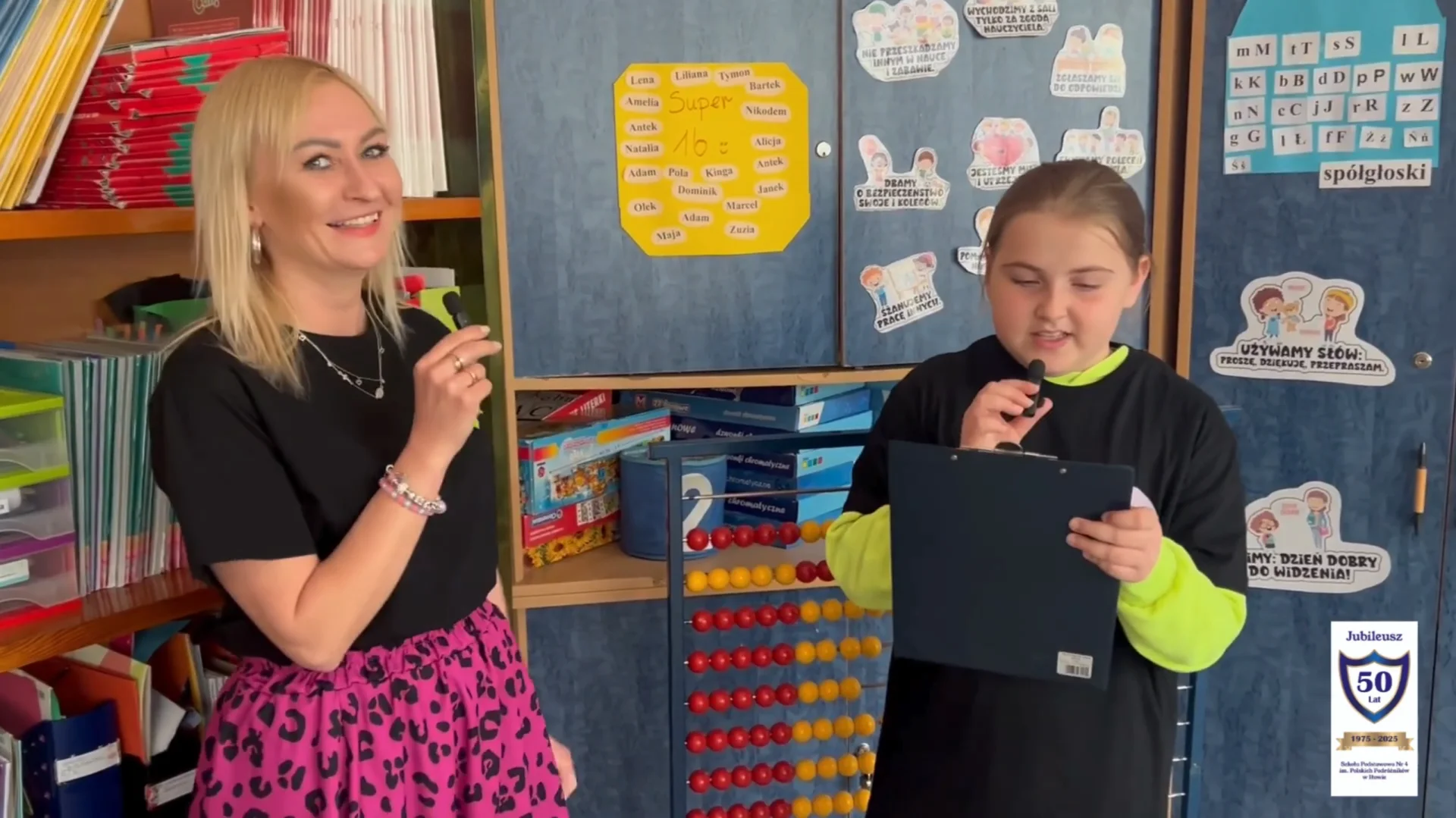 Obchody 50-lecia istnienia szkoły - wywiad z p. Martą Przybyła