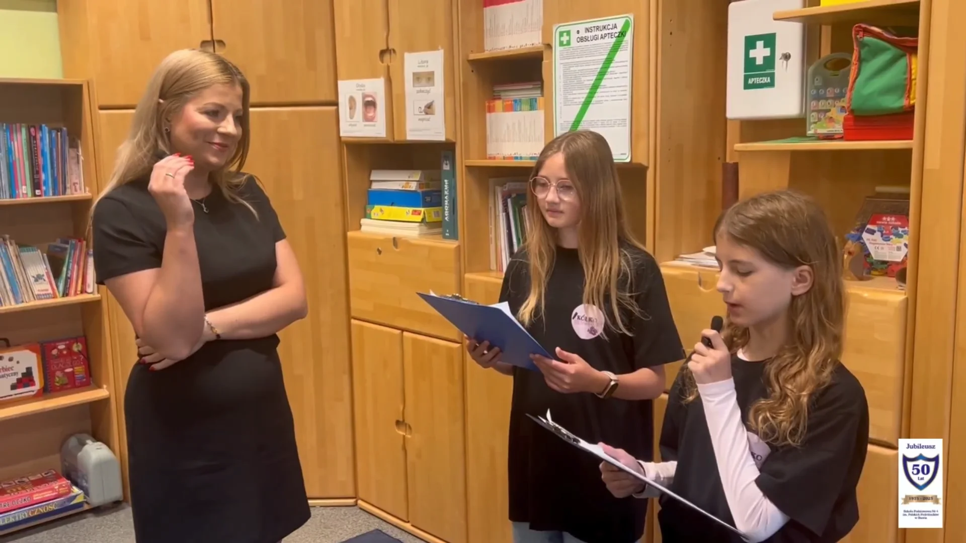 Obchody 50-lecia istnienia szkoły - wywiad z p. Anną Balińską