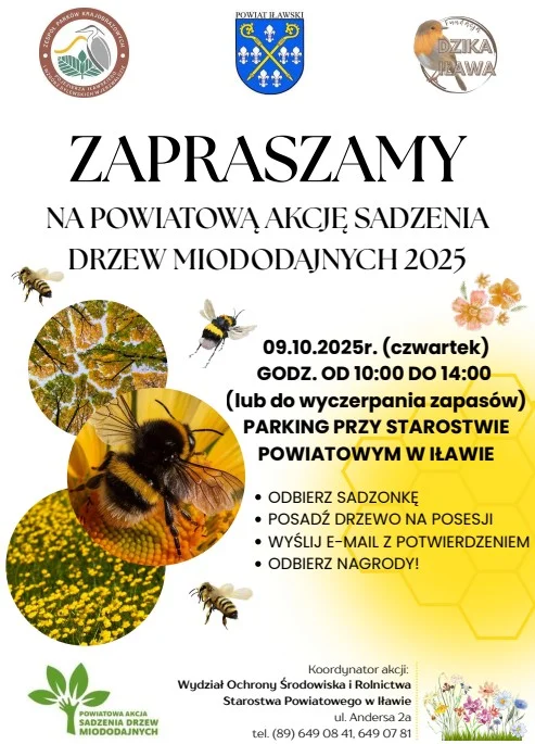 Rusza V edycja Powiatowej Akcji Sadzenia Drzew Miododajnych!